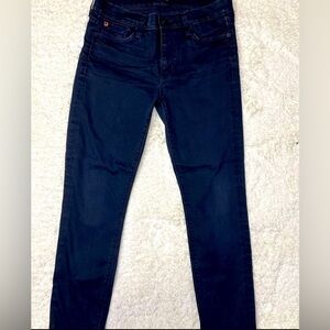 HUDSON Nico Midrise Super Skinny Jeans 28  Dark Navy